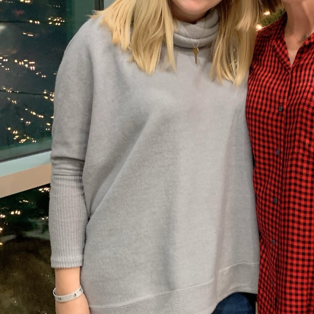 Grey Turtle Neck